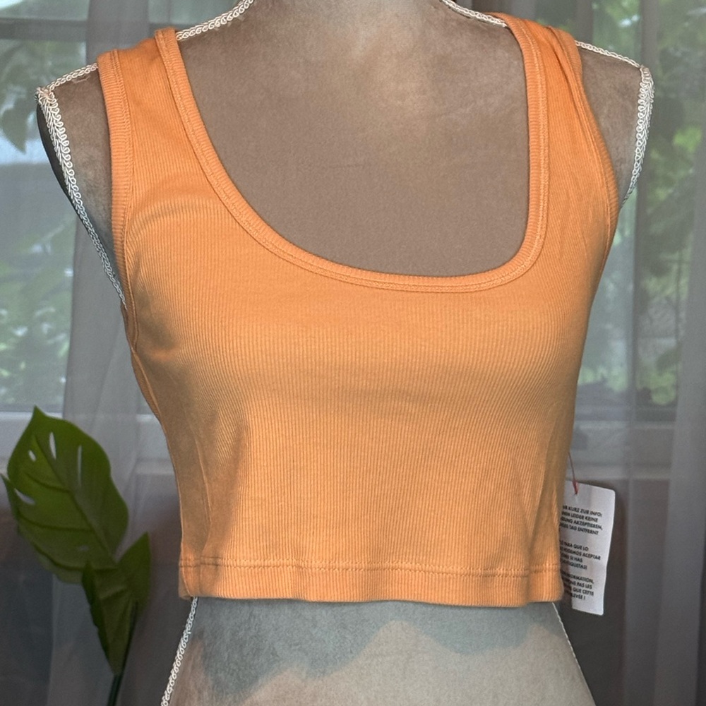 ☀️SUMMER CLEARANCE SALE☀️ Topshop NWT Orange Sleeveless Crop Top